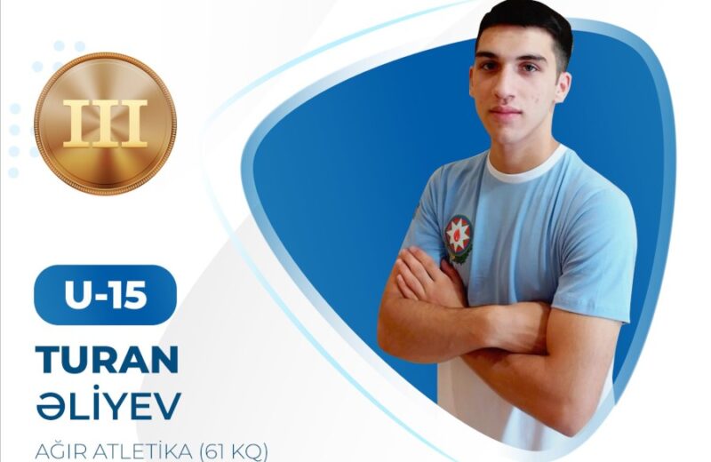 Turan Əliyev Avropa üçüncüsü oldu