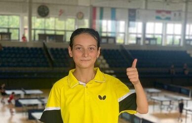 Azərbaycanlı stolüstü tennisçi beynəlxalq turnirin qalibi oldu