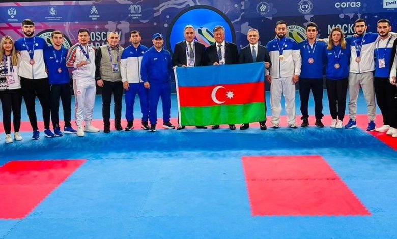 Karateçilərimiz Moskvada 7 medal qazandı